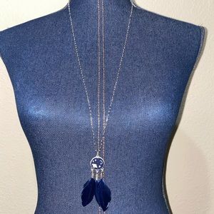 Feather Pendant Necklace